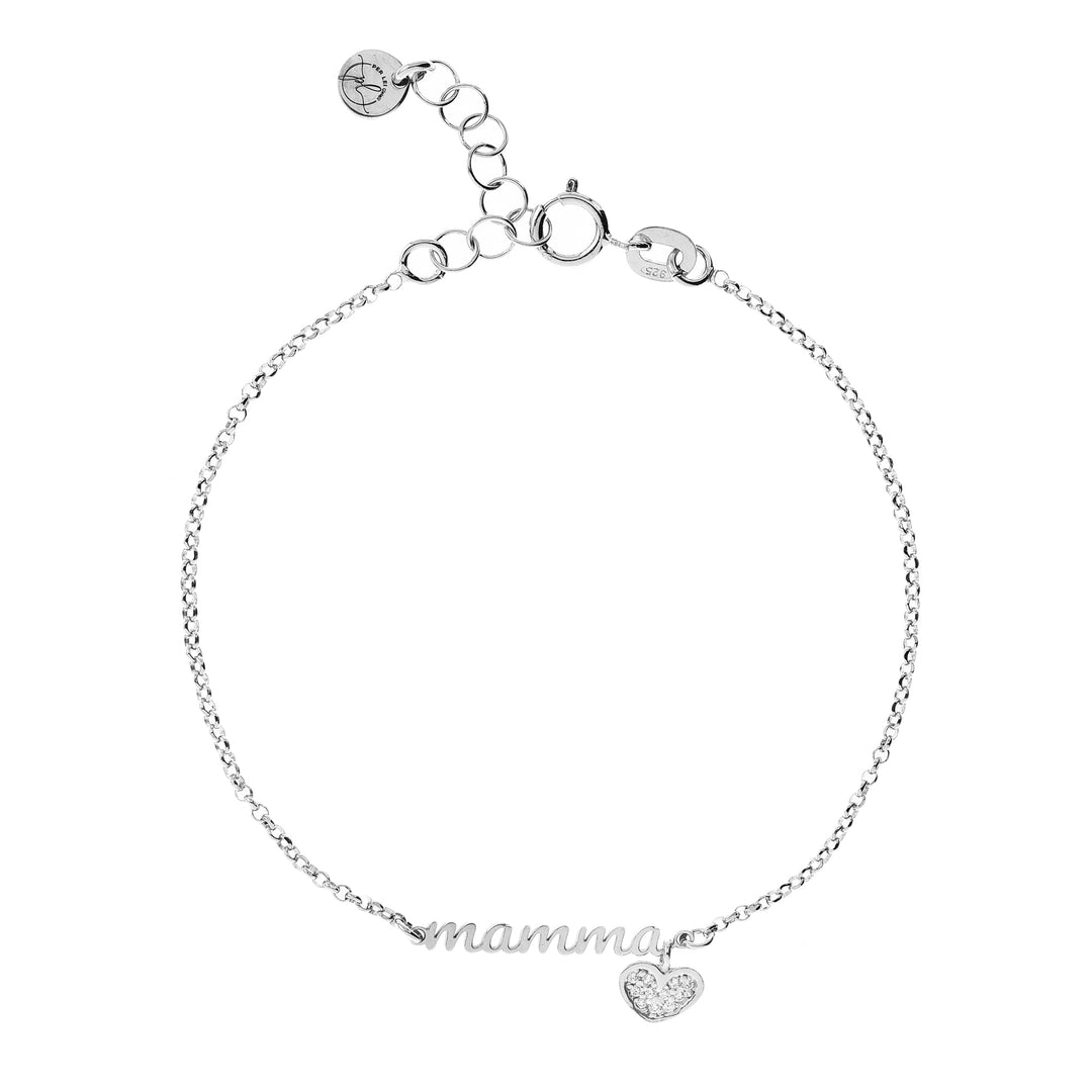 BRACCIALE MAMMA CON CUORE