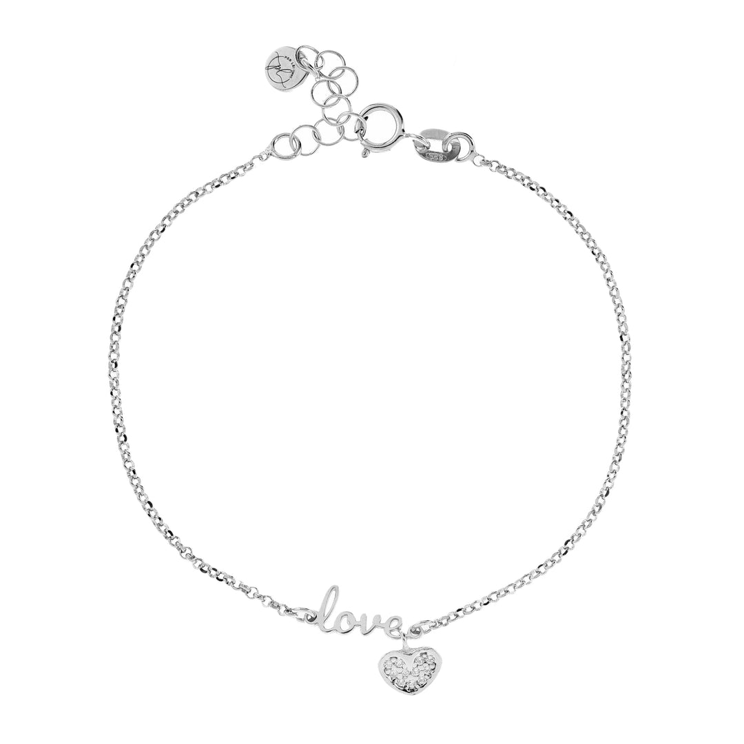 BRACCIALE LOVE CON CUORE