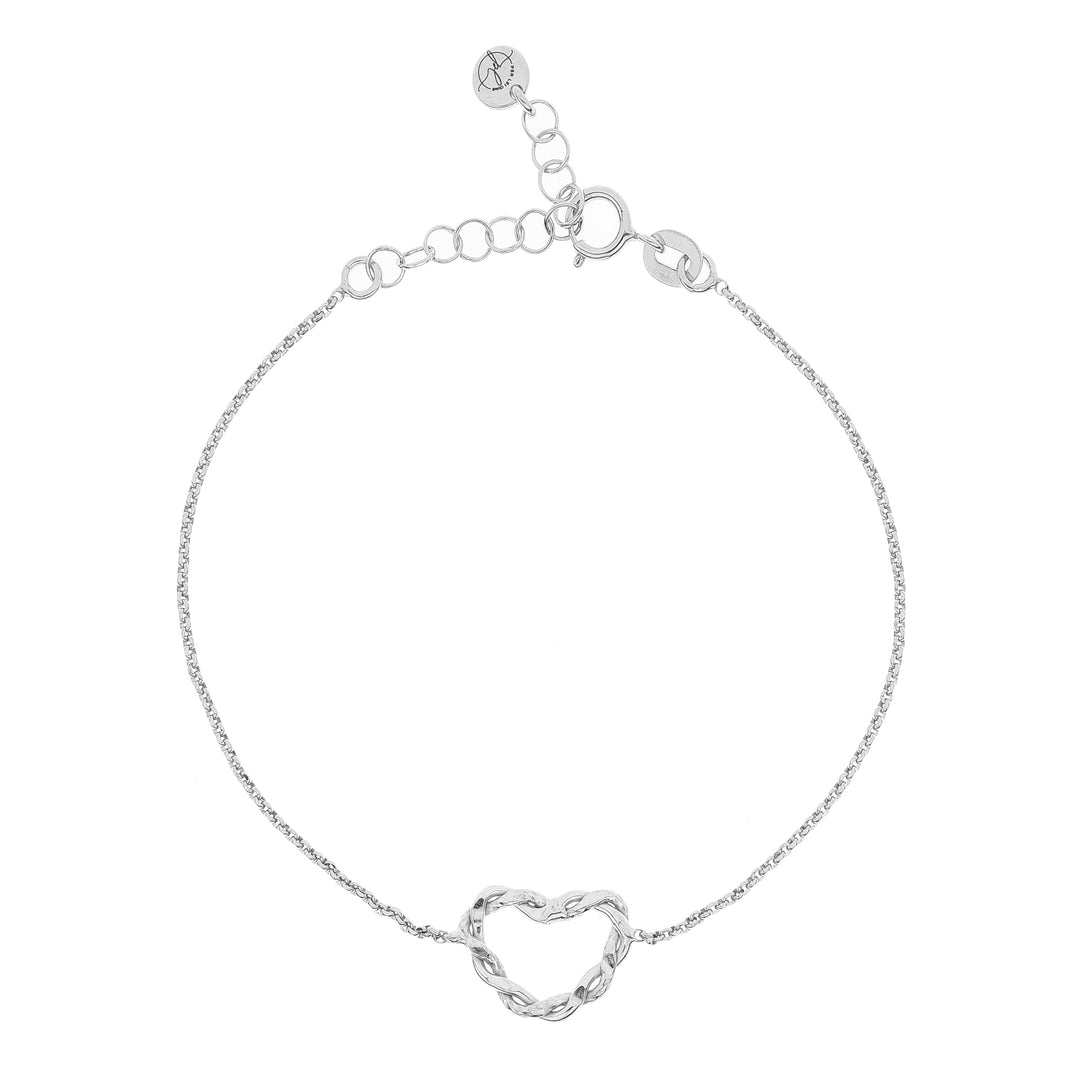 BRACCIALE CUORE INTRECCIATO