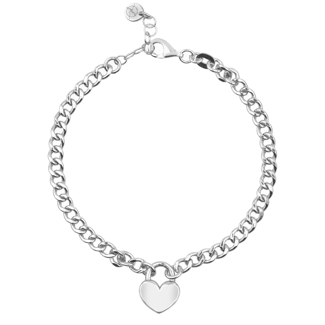 BRACCIALE CON CUORE LUCCHETTO
