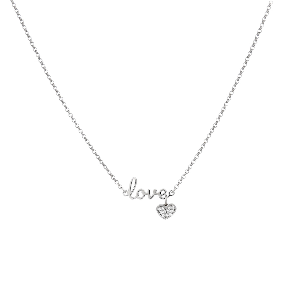 COLLANA LOVE CON CUORE