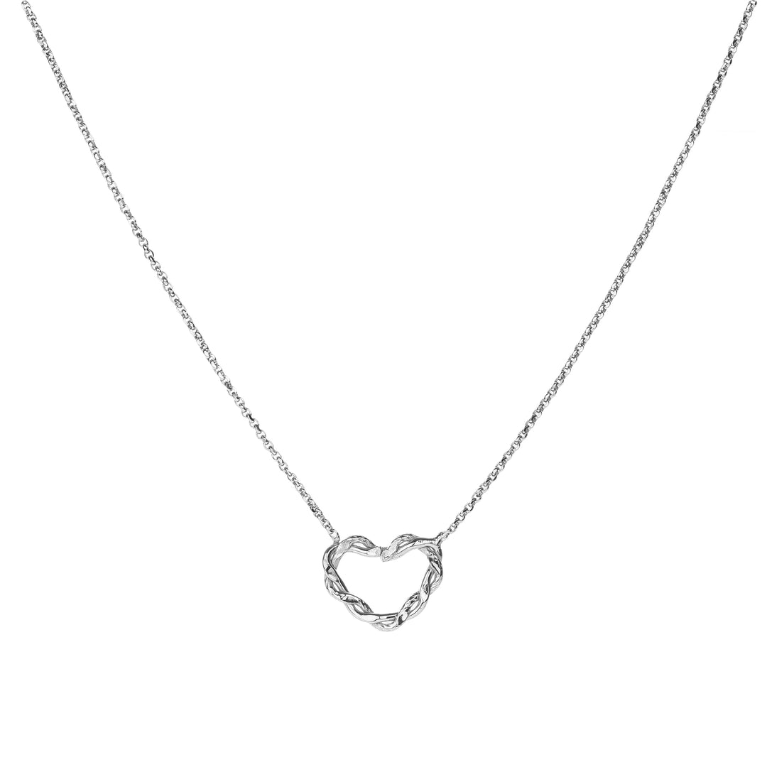 COLLANA CUORE INTRECCIATO