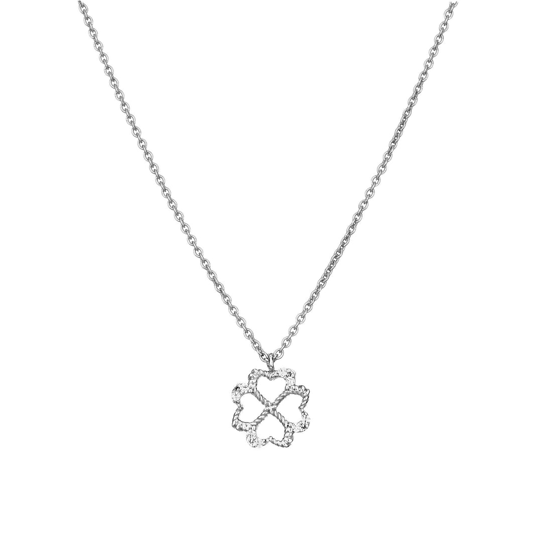 COLLANA CON QUADRIFOGLIO