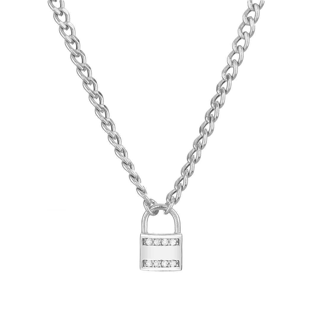 COLLANA CON LUCCHETTO