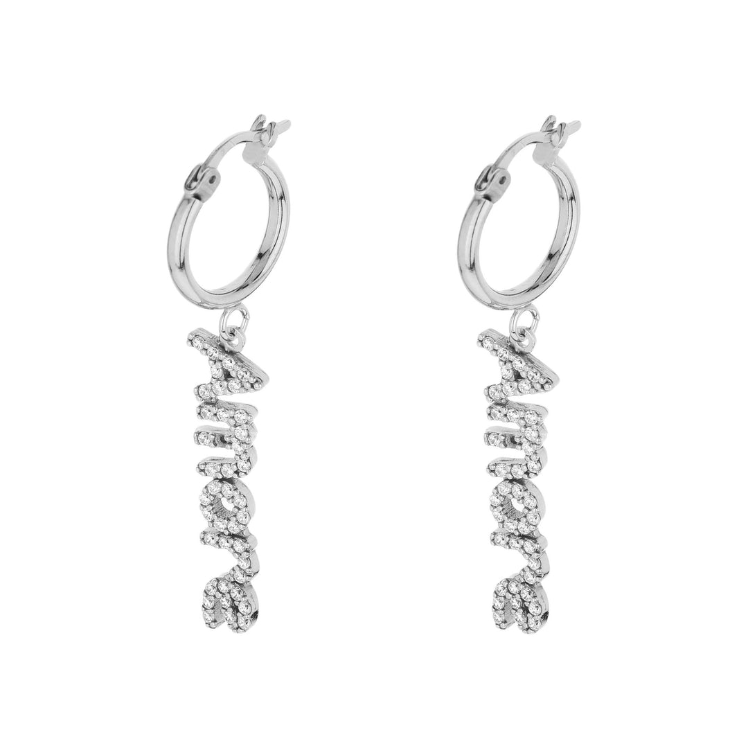 Orecchini A Perno In Argento Sterling Con Gatto Orecchini A Perno In Argento Sterling Con Gatto