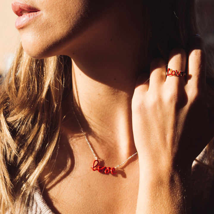 COLLANA LOVE ROSSO